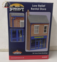 Bachmann 44-0225 Scenecraft Low Relief Rental Store - OO