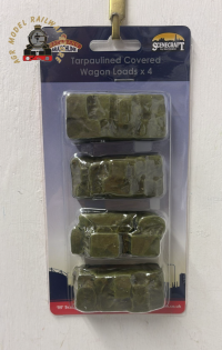 Bachmann 44-545 Scenecraft Tarpaulin Covered Wagon Loads x 4 - OO