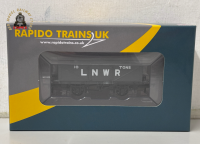 Rapido Trains 950003 LNWR D84 4-Plank Open – No.17882 LNWR Grey- OO Gauge