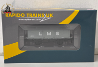 Rapido Trains 950015 LNWR D90 4-Plank Open No.248000 LMS Grey OO Gauge
