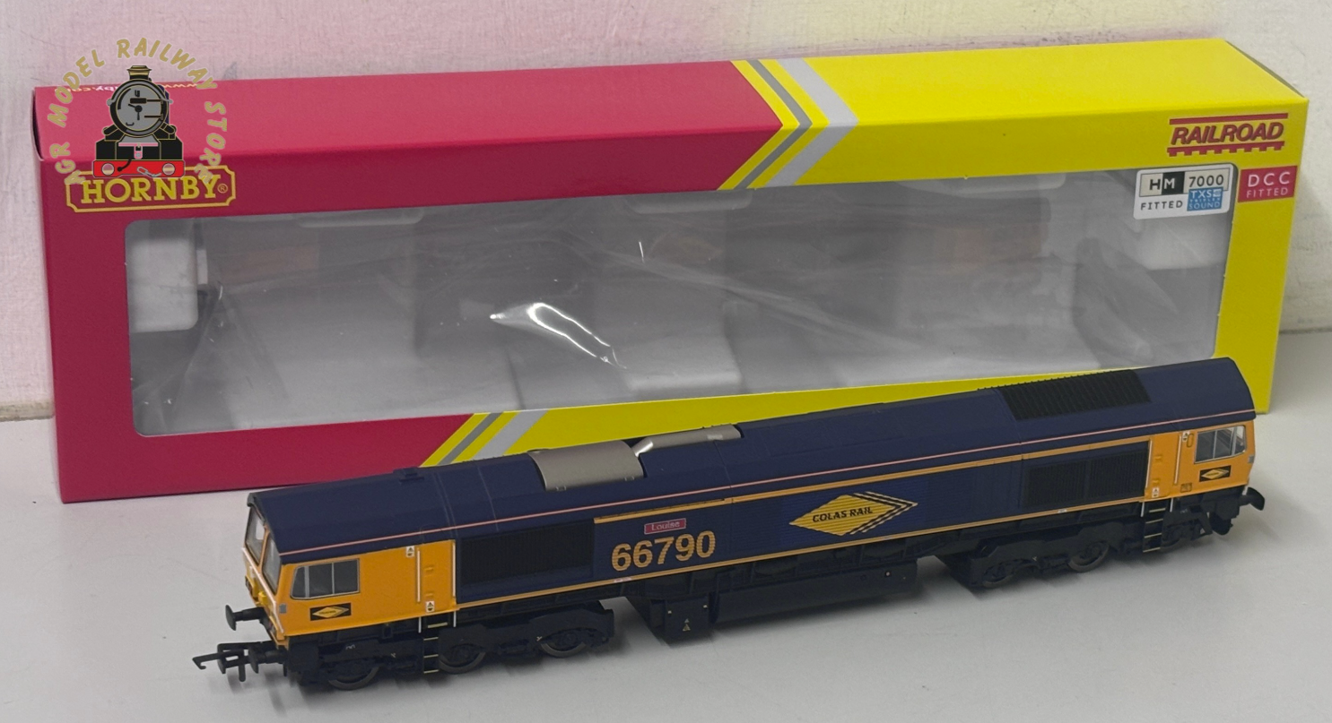 Hornby R30533TXS RailRoad Colas Class 66 Louise 66790 - Sound Fitted