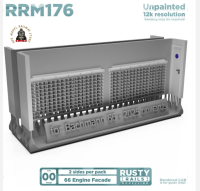 Rusty Rails RRM176 66 Engine Facade (2 Sides Pack) Unpainted 3D Print - OO Gauge