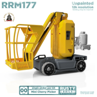 Rusty Rails RRM177 Mini Cherry Picker Unpainted 3D Print OO Gauge