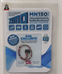 Zimo MN150 Nano Motor Decoder : 0.5a: 4 FO; Wires Only