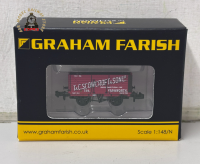 Graham Farish 377-130 8 Plank Wagon End Door 'T & C. Scowcroft & Son Ltd' Red