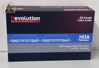 Revolution OO-HOA-231 HOA Aggregate Hoppers Ermewa Tarmac Twin Pack A
