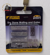 Graham Farish Dry Stone Walling and Gates N Gauge
