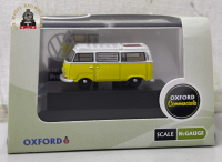 Oxford Diecast NVW016 VW T2 Bay Window Camper Saturn Yellow/White N Gauge