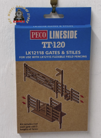 Peco LK-12118 Field Gates, Stiles and Wicket Gate - TT Gauge
