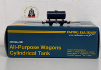 Rapido 990101 Cylindrical Tank - Plain Black No.15 - 009 Gauge