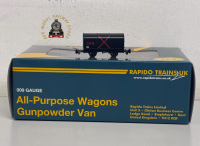 Rapido 990202 Gunpowder Van - Black with Red Cross No.59 - 009 Gauge