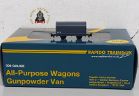 Rapido 990203 Gunpowder Van - Plain Dark Grey No.34 - 009 Gauge