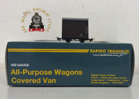 Rapido 990302 Covered Van - Plain Brown No.8 - 009 Gauge
