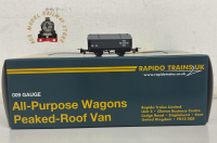 Rapido 990407 Peaked Roof Van - Dark Grey 'Tin' No.35 - OO Gauge