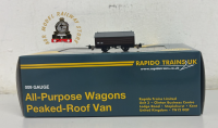 Rapido 990401 Peaked Roof Van - Plain Brown No.20 - 009 Gauge