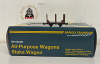 Rapido 990705 Stake Wagon - Plain Rusty Brown No.65 - 009 Gauge
