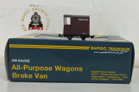 Rapido 990802 Single Veranda Break Van - Brown No.6 - 009 Gauge