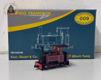 Rapido 986203 Kerr Stuart 'What If' Short Tank Sirdar - FR Lined Red - 009 Gauge