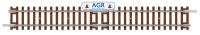 Hornby TT8037 Extended Straight Track - TT 1:20 Gauge