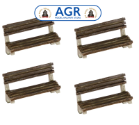 Bachmann 44-514 Scenecraft Benches (x4) - OO Gauge