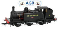 Rapido 936013 Class E1 0-6-0T 3 "Ryde" in Southern black - OO Gauge