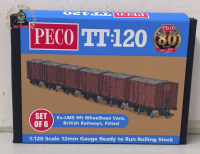 Peco TTR61303 LMS/BR 9ft WB Van Fitted Set of 6 - TT:120