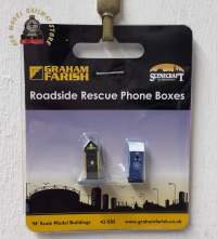 Graham Farish 42-585 Roadside Rescue Phone Boxes N Gauge