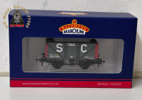 Bachmann 37-1269A 8 Plank End Door Wagon 'Stephenson Clarke & Assoc. London' Grey/Red