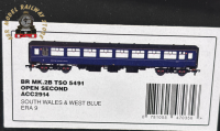 Accurascale ACC2914 BR Mk.2b TSO 5491 South Wales & West blue