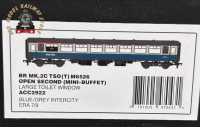 Accurascale ACC2922 BR Mk.2c (large toilet window) TSO(T) M6526 Blue/Grey w/InterCity