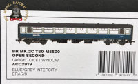 Accurascale ACC2919 BR Mk.2c (large toilet window) TSO M5500 Blue/Grey w/InterCity