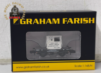 Graham Farish 377-327B Conflat Wagon GWR Grey with AF Container - N Gauge