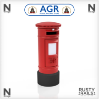 Rusty Rails RRM041 Postbox (5 pack) N Gauge