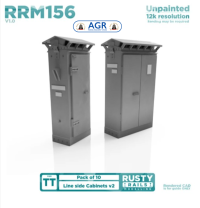 Rusty Rails RRM156 Lineside Cabinets V2 - TT Gauge