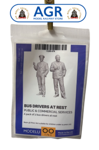 ModelU 13200 Bus drivers at rest - OO Gauge Figure Pack