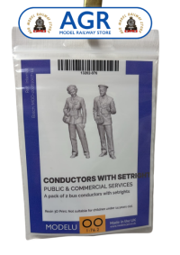 Modelu 13202 Bus Conductors with Setright Ticket Machines - OO Gauge Figure Pack