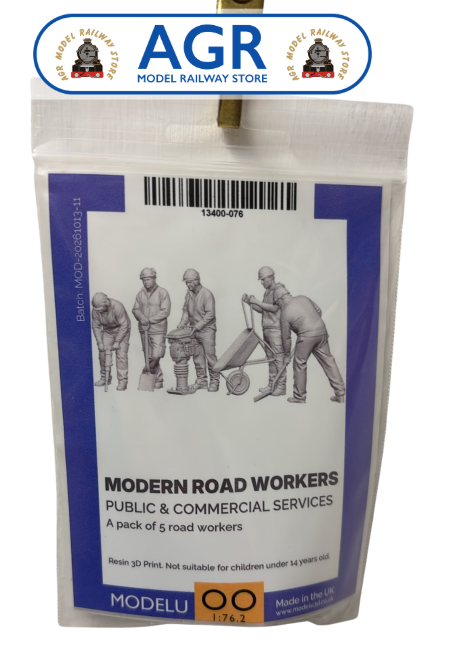 Modelu 13400 Modern Road Workers - OO Gauge Figure Pack