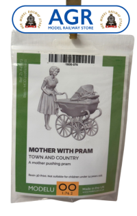 Modelu 1605 Woman with Pram - OO Gauge Figures