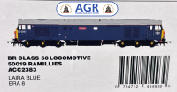 Accurascale ACC2383 Class 50 - Laira blue - 50019 'Ramillies' OO
