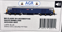 Accurascale ACC2391 Class 50 - Laira blue - 50019 'Ramillies' OO Sound Fitted