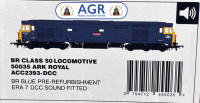 Accurascale ACC2393 Class 50 - BR Blue 50035 'Ark Royal' Sound Fitted
