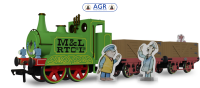 Rapido 980501 Ivor the Engine Train Pack OO Gauge DCC Sound Fitted
